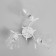 Riana chandelier 3x40W E27 white, silver 50x50x23cm