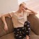 Female pajamas (T -shirt and trousers) KAFTAN EGG p. 40-42, beige
