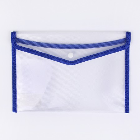 Folder-converts on the button, B5, 330 μm, calligrata, lined, with textile insert, transparent, embossing, mix-2