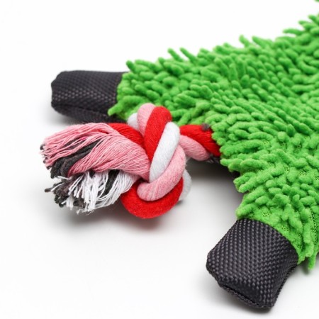 Textile toy "Cosmatian duck", 32 x 19 cm, green-4