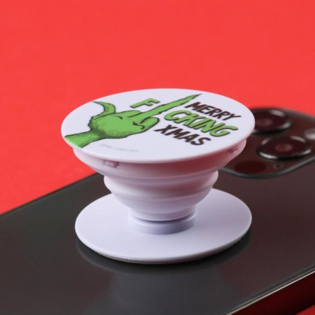 New Year holder for the phone "Merry F*Cking", D = 4 cm-2