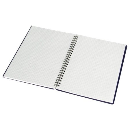 Notebook 60 sheets, in a cage, on the crest, basy, plastic cover, blue-3