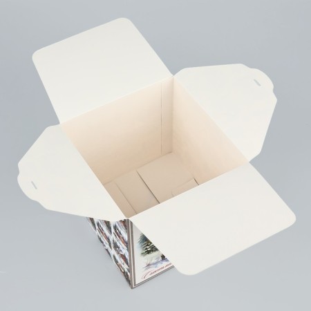 Box a gift New Year's folding “Winter Tale”, 18 x 18 x 18 cm, New Year-5