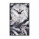 Carty clock is wall-mounted, interior "Story", smooth move, 57 x 35 x 4 cm