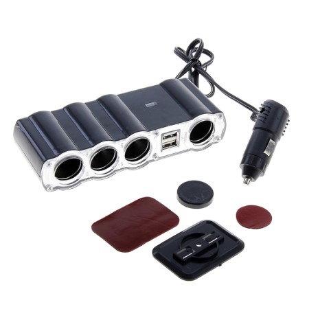 Smuster Rapper, 4 Nests, 2 USB 1 A, 60 W, 12/24 V, wire 60 cm