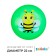 Children's ball zabiaka "Bee", D = 22 cm, 60 g