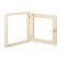Window, 50 × 50cm, double glass of linden, external opening