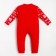 Combineson crumb I "Happy Winter 2", height 68-74 cm, red