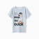 Baby T-shirt KAFTAN DUCK R.32 (110-116 cm), blue/white
