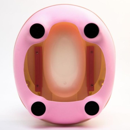 Pot children's "Hippo", white/pink color-6