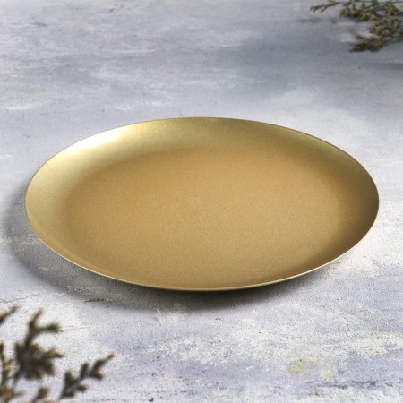 Cup "Cup 225" Metal per candle, 22x1.6 cm, gold-1