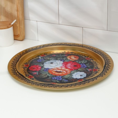 Mix tray, d = 38 cm, color and pattern mix-1