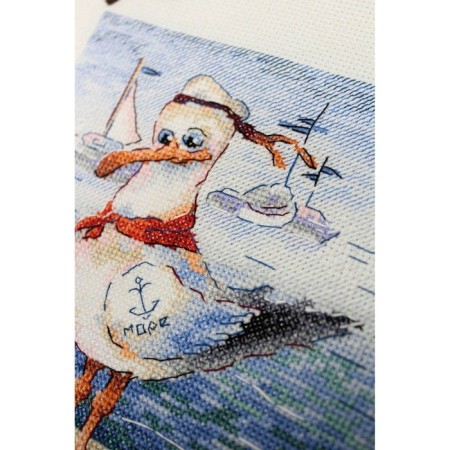 Embroidery set "Brave sailor" 20 × 16 cm-2