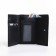 Women's wallet on the button, black color