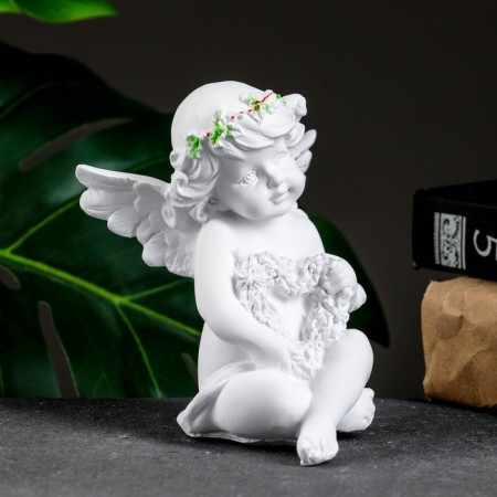 Figure "Angel with Venochka" 10x11cm