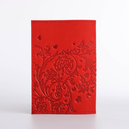 Cover for passport, red color-1