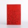 Cover for passport, red color