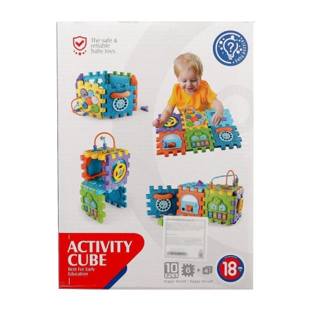 Developing toy "Logic Cube", light and sound effects-5
