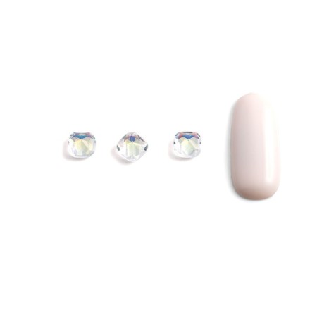 Crystals for volumetric inlay Pole Lux "Soft Square", 10 pcs