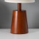 Twenthic lamp "India" 1x40W E27 walnut 16.5x16.5x35cm