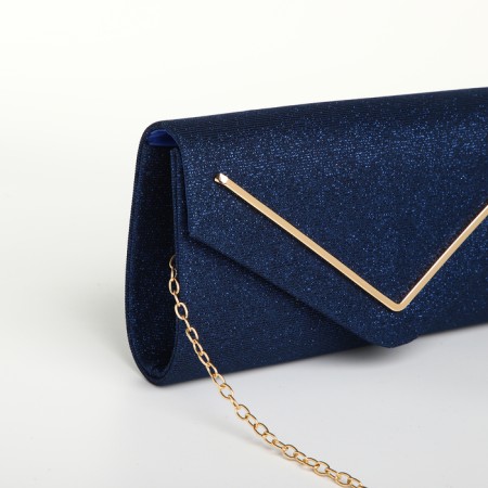 Female bag on a magnet, blue color-3