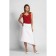 Female skirt, size 50, white color
