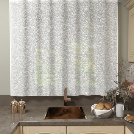 Curtain without curtain tape 160x170cm, art. K159, white, PE 100%