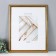 Photo frame plastic "Mira" 40x50 cm gold (plastic screen)