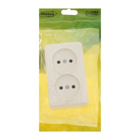 Double Luazon Lighting "League", 10 A, overhead, without salary, white-3