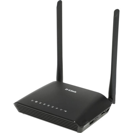 Wi-Fi router D-Link DIR-620S/RU/B1A, 300 Mbps, 4 ports 100 Mbps, black-1