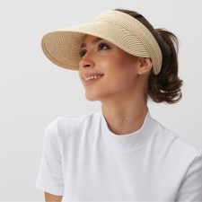 Female visor minku, beige color, rr 58