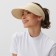 Female visor minku, beige color, rr 58
