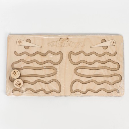 Puzzle interhemispheric board "Waves and a large spiral"-8