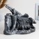Standing for a bottle "Hunt" 33x23x26cm, silver