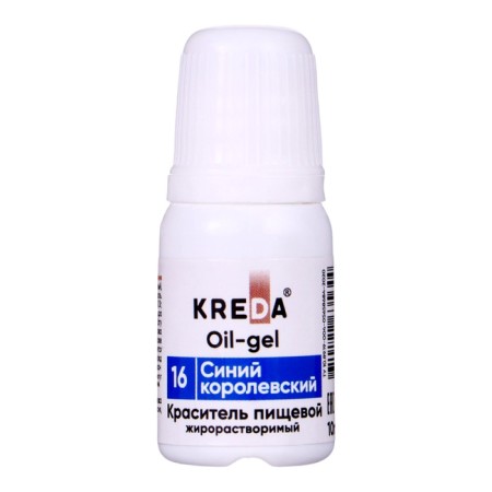 Oil-Gel Displays, fat-soluble, blue, 10 ml