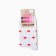 Women's hearts socks, white/red color, rr 23