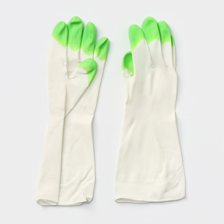 Permitory shade gloves, size m, PVC, protective, super -strength, 70 gr, color mix-3