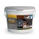 Paint for roofs and basements, 3 kg, brown color