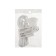 Lamp with a switch for a lamp, E27, wire 3 m, white
