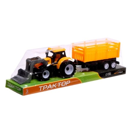 Tractor inertial "Farmer", with a trailer-4