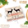 New Year. New Year's Folding gift box, packaging, New Year's couple, 31 × 24.5 × 8 cm.