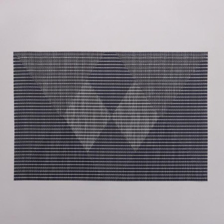 Serving napkin on the table "Rombs", 45 × 30 cm, blue color-2