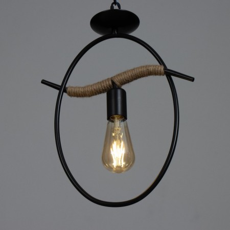Lamp Bayerlux "Kiott" 1he27 Black 28x10x63cm-2