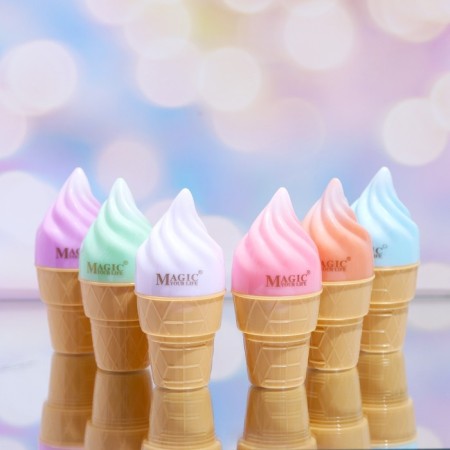 Lip balm "Ice Cream in a glass", mix