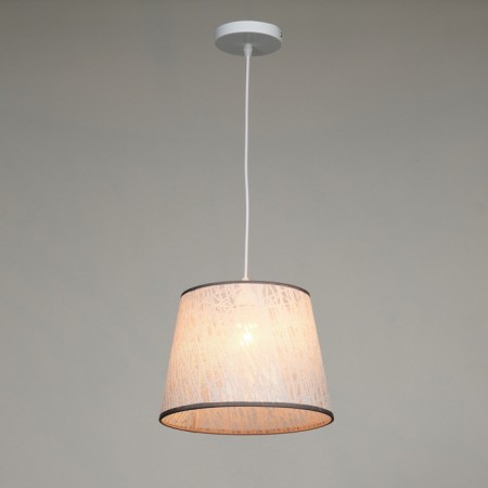 Lamp "Leila" E27 40W gray 28x28x21 cm-1