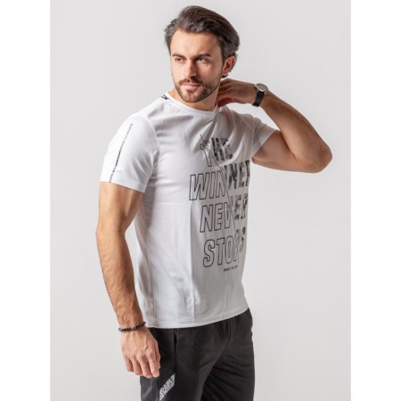Sports T -shirt Male Isee, size 48, white color-12