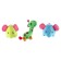 Soft game is soft on the crib, stroller "Elephants", 25-84 cm, rattles, 3 toys mix, crush me