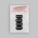 Clamping for hair extension, set - 4 pcs, 3.2 cm, black color