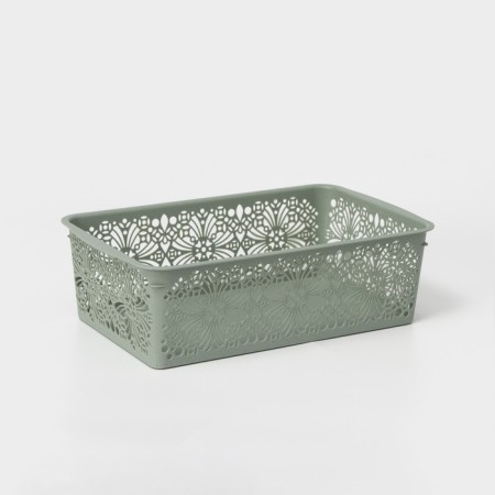 Floral storage basket, 25 × 15 × 7.5 cm, mix color-6
