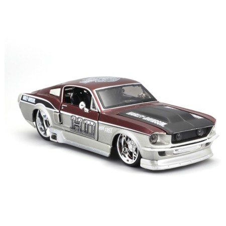 MASTO Die-Cast Harley-Davidson 1967 Ford Mustang GT, 1:24, Black-Orange color-9